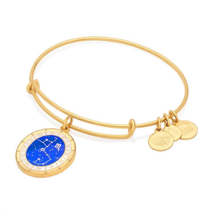 Alex And Ani Scorpio Celestial Wheel Charm Bangle