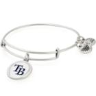 Alex And Ani Tampa Bay Rays Color Infusion Charm Bangle, Rafaelian Silver Finish