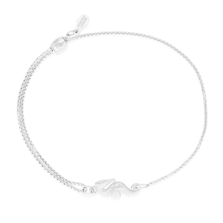 Alex And Ani Seahorse Pull Chain Bracelet, Sterling Silver