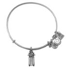 Alex And Ani Team Usa Sled Charm Bangle, Rafaelian Silver Finish