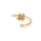Alex And Ani Four Leaf Clover Ring Wrap, 14kt Gold Plated Sterling Silver
