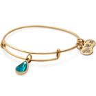 Alex And Ani December Birth Month Charm Bangle With Swarovski® Crystal, Rafaelian Gold Finish