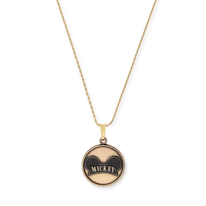 Alex And Ani Disney  Mickey Ears Hat Expandable Necklace, Rafaelian Gold Finish
