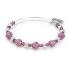 Alex And Ani Passion Beaded Bangle With Swarovski® Crystals, Shiny Silver Finish
