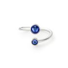 Alex And Ani September Ring Wrap With Swarovski  Crystals, Sterling Silver