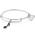 Alex And Ani Music Note Color Infusion Charm Bangle, Shiny Silver Finish