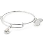 Alex And Ani April Birth Month Charm Bangle With Swarovski  Crystals, Shiny Silver Finish