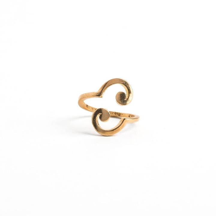 Alex And Ani Disney  Spiral Ring Wrap, 14kt Gold Plated