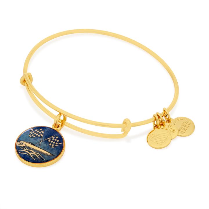 Alex And Ani Seas Victory Charm Bangle Online Exclusive, Shiny Gold Finish