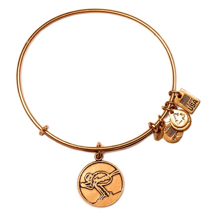 Alex And Ani Team Usa Skiing Charm Bangle