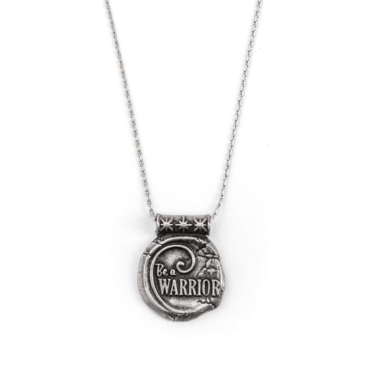 Alex And Ani Disney  Be A Warrior Expandable Necklace, Rafaelian Silver Finish