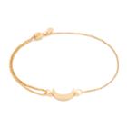Alex And Ani Moon Pull Chain Bracelet, 14kt Gold Plated