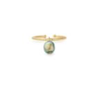Alex And Ani Sea Sultry Treasured Adjustable Drop Ring With Swarovski  Crystal Pearls, 14kt Gold Plated