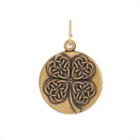 Alex And Ani Four Leaf Clover Necklace Charm Rafaelian Gold Finish