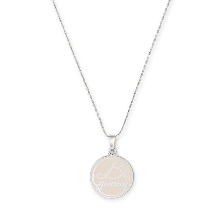 Alex And Ani Be Yourself Expandable Necklace Peacelove Foundation, Shiny Silver Finish