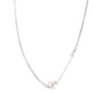 Alex And Ani Anchor Pull Chain Necklace, Sterling Silver