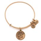 Alex And Ani Detroit Lions Logo Charm Bangle, Rafaelian Gold Finish