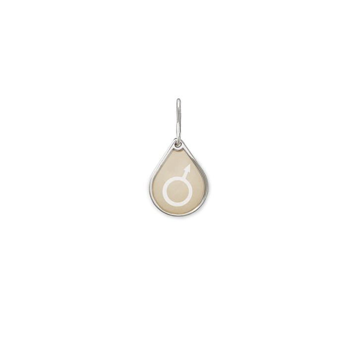 Alex And Ani Mars Necklace Charm, Sterling Silver