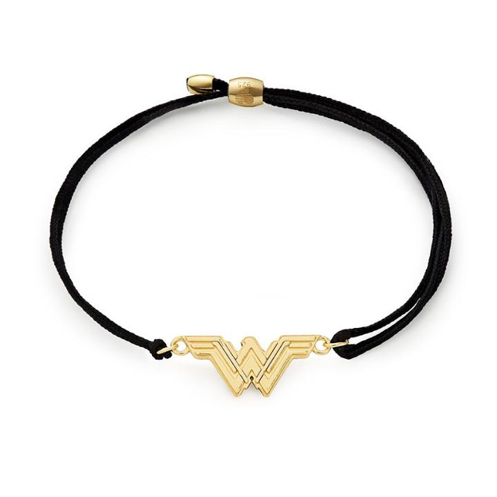 Alex And Ani Wonder Woman Pull Cord Bracelet, 14kt Gold Plated