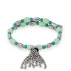 Alex And Ani Ocean Fringe Wrap, Rafaelian Silver Finish