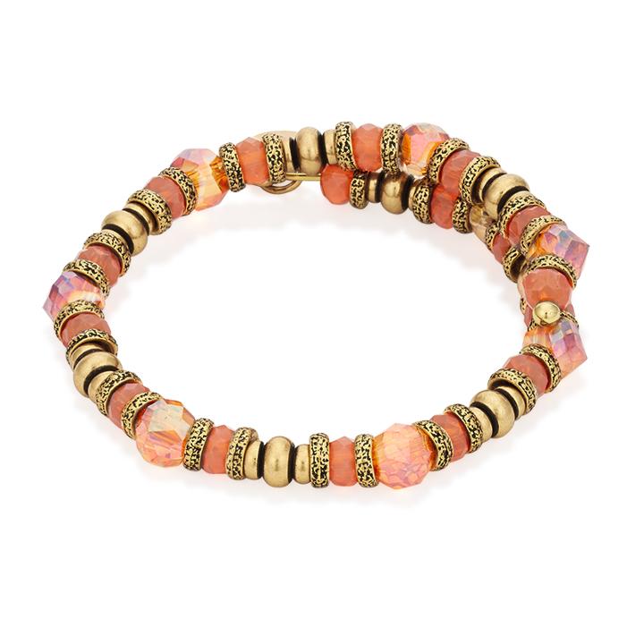 Alex And Ani Sunset Nature's Brilliance Wrap, Rafaelian Gold Finish