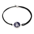Alex And Ani Los Angeles Dodgers  Pull Cord Bracelet, Sterling Silver