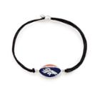 Alex And Ani Denver Broncos Pull Cord Bracelet, Sterling Silver