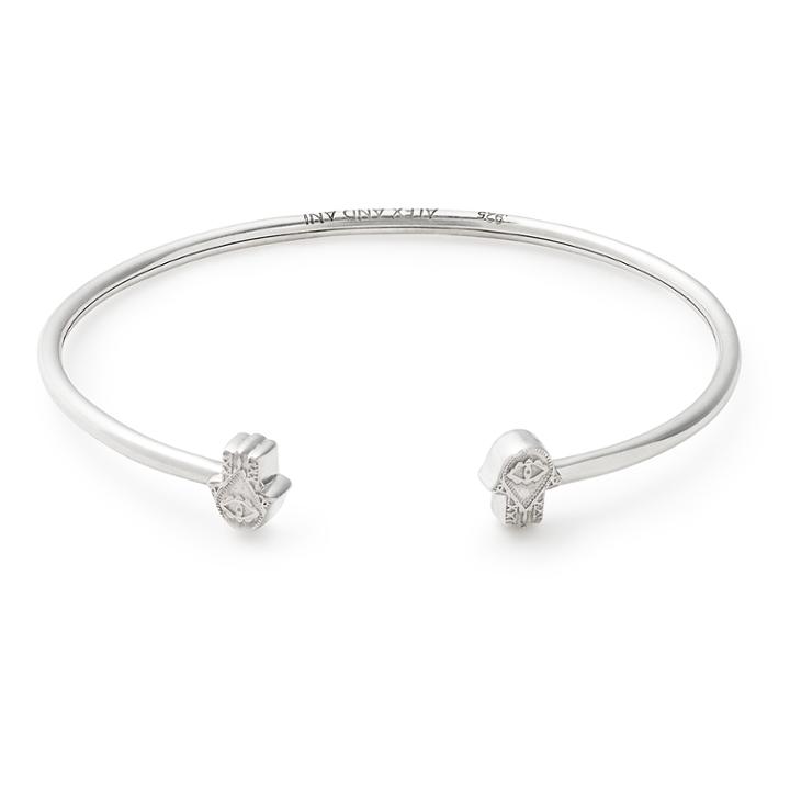 Alex And Ani Hand Of Fatima Precious Cuff, Sterling Silver