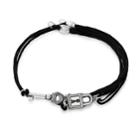 Alex And Ani Perfect Fit Set Of 2 Pull Cord Bracelets, Sterling Silver