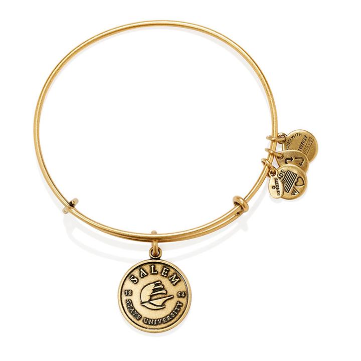 Alex And Ani Salem State University Logo Charm Bangle