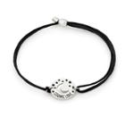 Alex And Ani Cosmic Love Pull Cord Bracelet, Sterling Silver