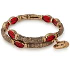 Alex And Ani Crimson Warrior Wrap, Rafaelian Gold Finish