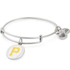 Alex And Ani Pittsburgh Pirates Color Infusion Charm Bangle, Rafaelian Silver Finish
