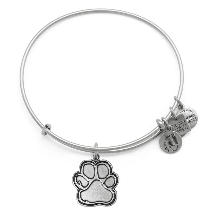 Alex And Ani Prints Of Love Charm Bangle | Aspca, Rafaelian Silver Finish