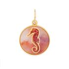 Alex And Ani Seahorse Art Infusion Necklace Charm, Shiny Gold Finish