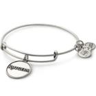 Alex And Ani Rutgers University  Logo Charm Bangle, Rafaelian Silver Finish