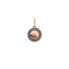 Alex And Ani Liberty Copper Carry Light  14kt Gold Center Necklace Charm, Small, 14kt Gold Filled