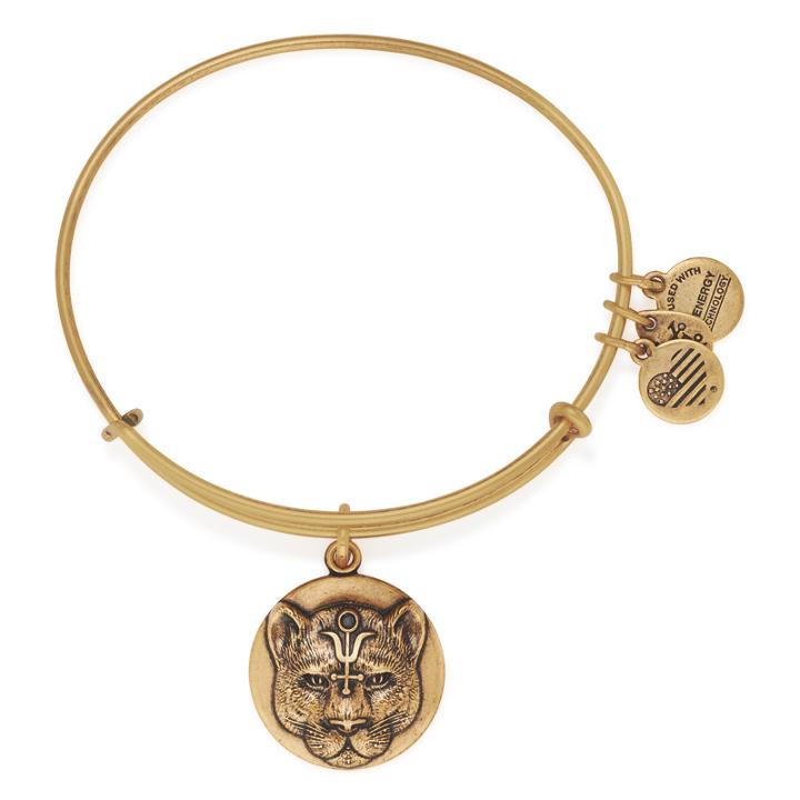 Alex And Ani Wild Heart Charm Bangle, Rafaelian Gold Finish