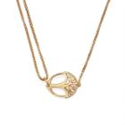 Alex And Ani Unexpected Miracles Pull Chain Necklace, 14kt Gold Plated