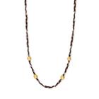 Alex And Ani Woodland Braid Precious Threads Expandable Necklace, 14kt Gold Plated