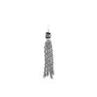 Alex And Ani Nightfall Tassel Necklace Charm, Rafaelian Silver Finish