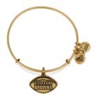 Alex And Ani Cleveland Browns Football Charm Bangle, Rafaelian Gold Finish