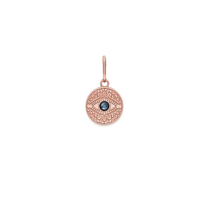 Alex And Ani Evil Eye Necklace Charm, 14kt Rose Gold Plated Sterling Silver