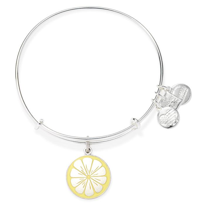 Alex And Ani Zest For Life Charm Bangle | Alex's Lemonade Stand, Shiny Silver Finish