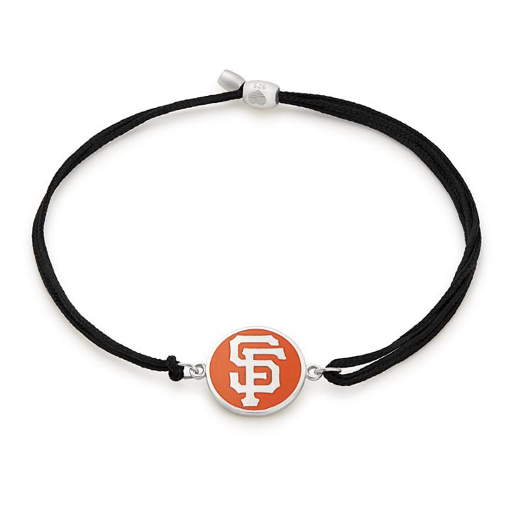 Alex And Ani San Francisco Giants™ Pull Cord Bracelet, Sterling Silver