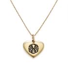 Alex And Ani Path Of Life Heart Expandable Necklace, Shiny Gold Finish