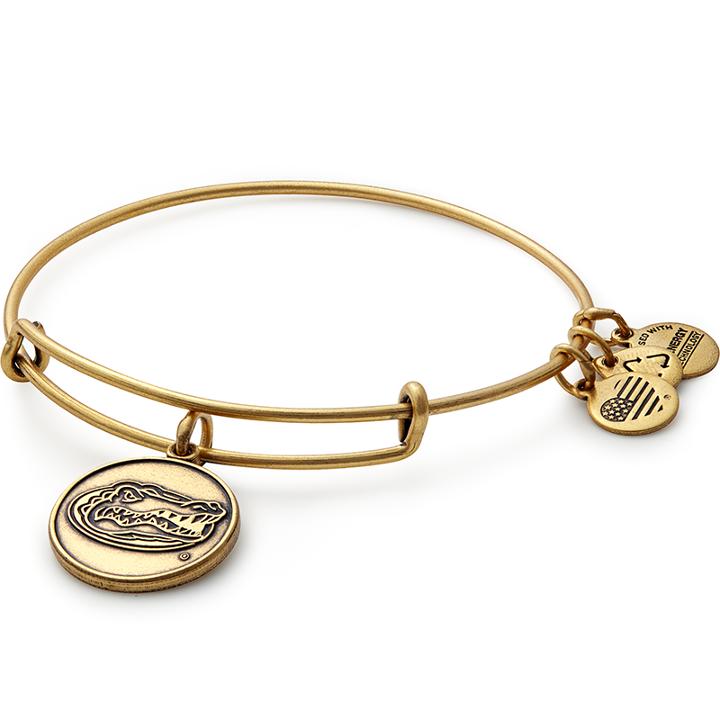 Alex And Ani University Of Florida® Mascot Charm Bangle, Rafaelian Gold Finish