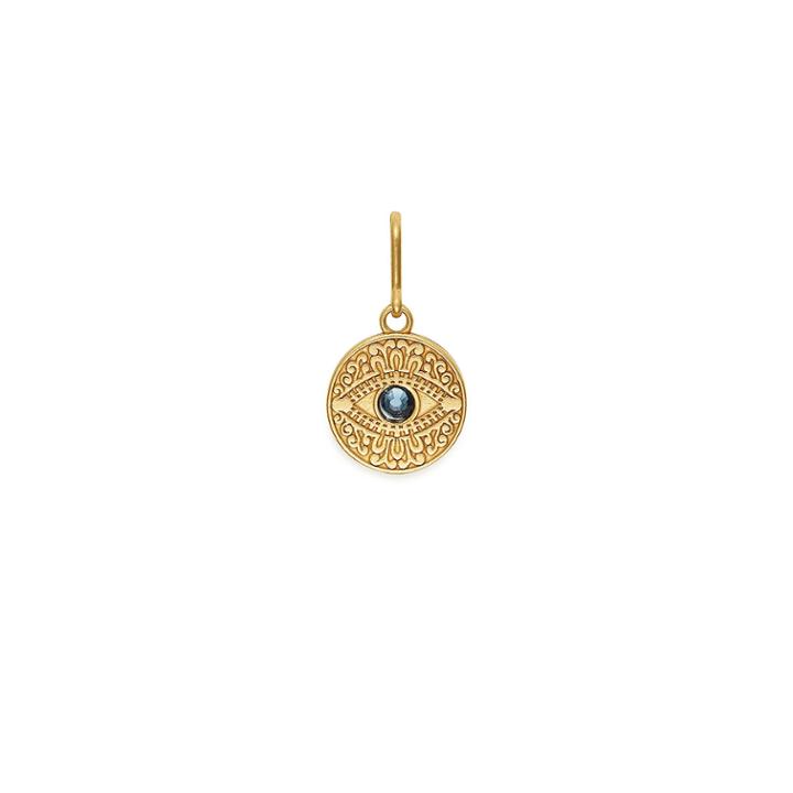 Alex And Ani Evil Eye Necklace Charm, 14kt Gold Plated Sterling Silver