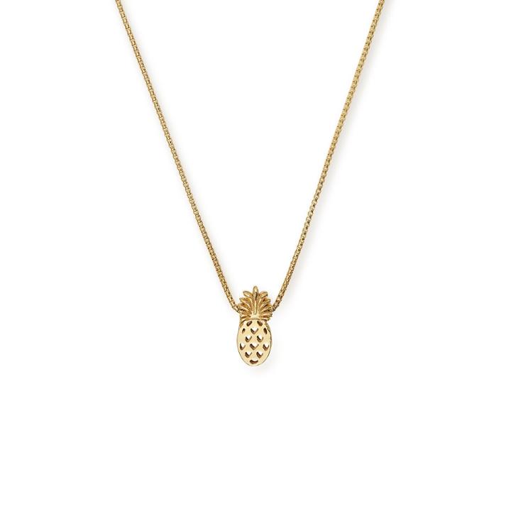 Alex And Ani Pineapple Adjustable Necklace, 14kt Gold Plated