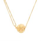 Alex And Ani Sand Dollar Pull Chain Necklace